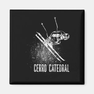 Cerro Catedral Mountain Argentina Downhill Skiing  Magnet