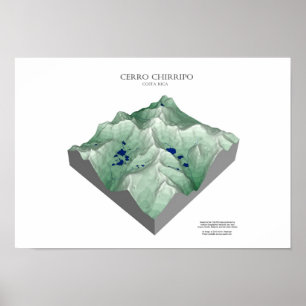 Cerro Chirripo, Costa Rica Poster