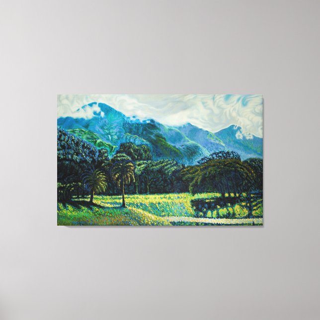 Cerro El Ávila, from Parque del Este Canvas Print (Front)