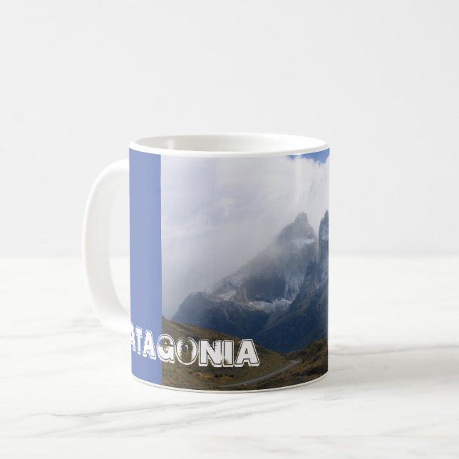 Cerro Paine Grande, Mountains, Patagonia,  Chile Coffee Mug (Front Left)