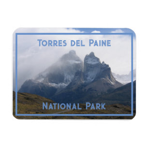 Cerro Paine Grande, Mountains, Patagonia,  Chile Magnet