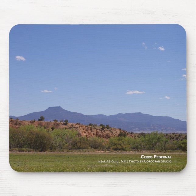 Cerro Pedernal Mouse Mat (Front)