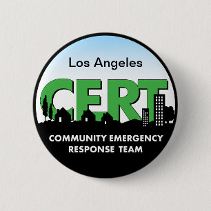 CERT Button-customise 6 Cm Round Badge