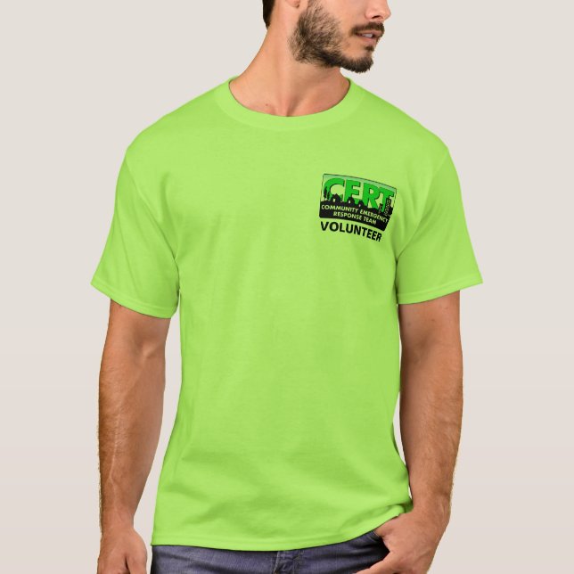 CERT Volunteer T-Shirt (Front)