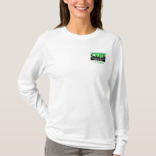CERT Woman's Long Sleeve Shirt-customise T-Shirt