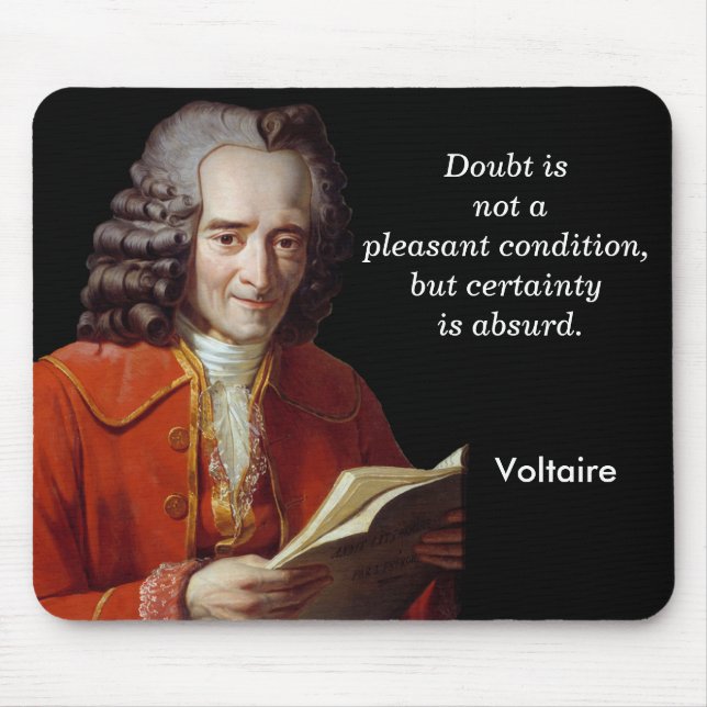 Certainty is absurd -mousepad mouse mat (Front)