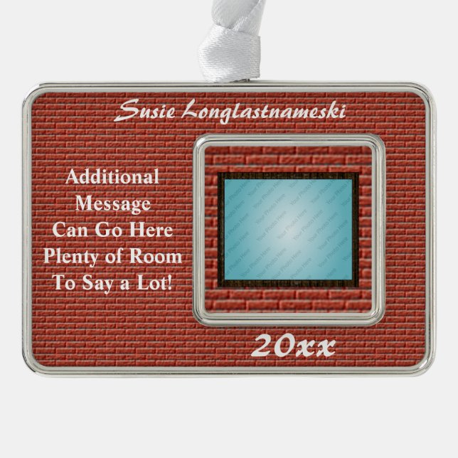 Certificate, Diploma or Award Ornament (Front)