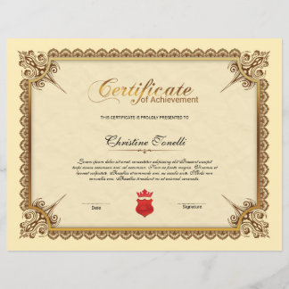 Certificate of Achievement