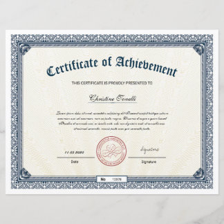 Certificate of Achievement