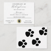 Certificate Of Adoption