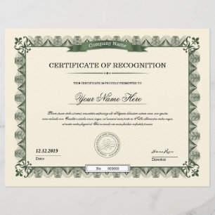 Certificate Of Appreciation