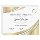 Certificate of Appreciation