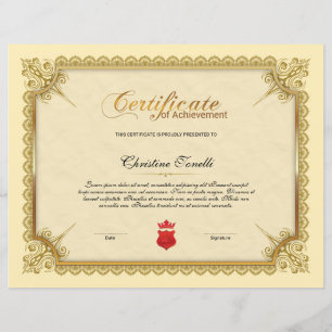 Certificate Of Appreciation