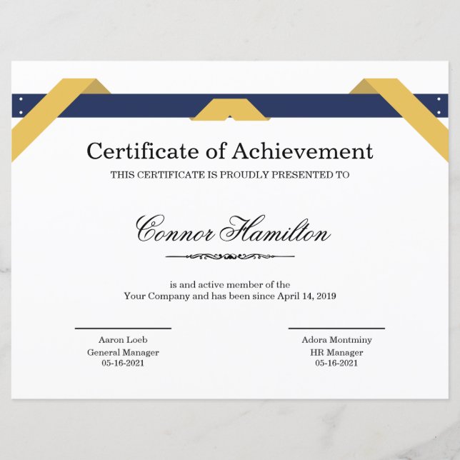 Certificate of Appreciation Template (Front)