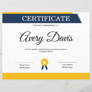 Certificate of Appreciation Template