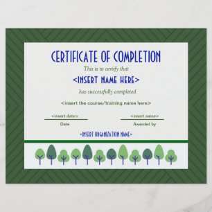 Certificate of Completion