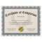 Certificate of Completion Blue Customisable 8.5x11