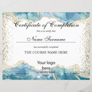 Certificate of Completion Course Completion logo
