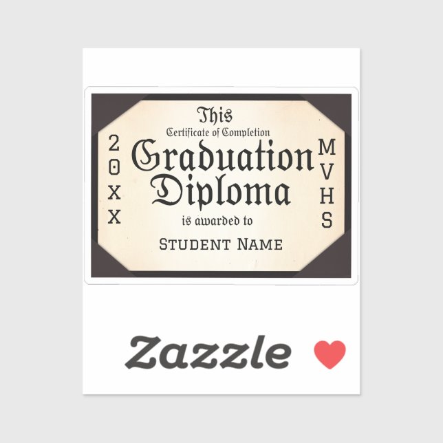 Certificate of Completion Graduation (Sheet)