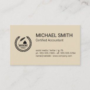 Certificate   Public Notary Logo