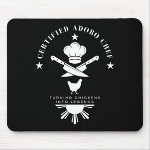 Certified Adobo Chef New Filino Graphics Statement Mouse Mat