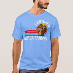 Certified Alpaca Farmer retro vintage T-Shirt
