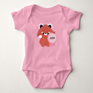 Certified Awkward Red Panda Baby Bodysuit