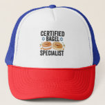 Certified Bagel Specialist Funny Jewish Hanukkah  Trucker Hat<br><div class="desc">hanukkah, passover, yiddish, chanukah, jewish, menorah, jew, gift, birthday, bagel</div>
