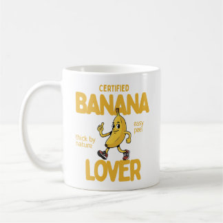 Certified Banana Lover Funny Fruit Joke Gift Coffee Mug