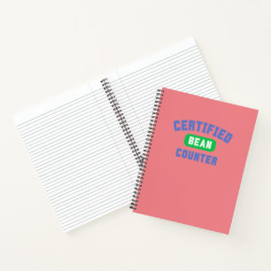 Certified Bean Counter for Accountants Notebook