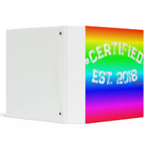 CERTIFIED BINDER RAINBOW 