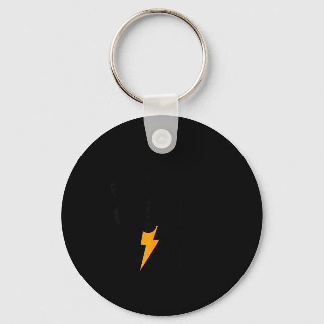Certified Black Cloud Funny Design  Key Ring (Front)