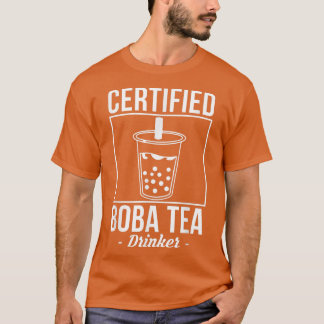 Certified Boba Tea Drinker Bubble Tea T-Shirt
