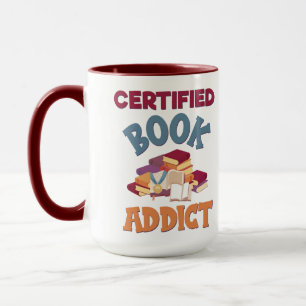 Certified Book Addict Mug