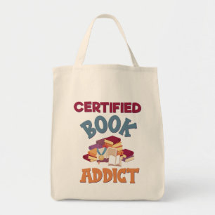 Certified Book Addict Tote Bag