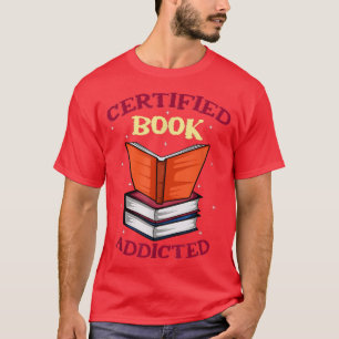 Certified Book Enthusiast Book Collector T-Shirt