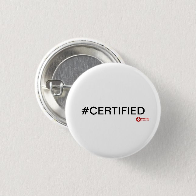 #CERTIFIED button (Front & Back)