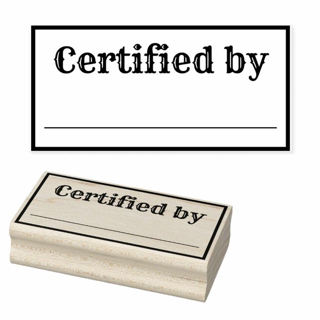 Certified By Rubber Stamp (Creator Uploaded)