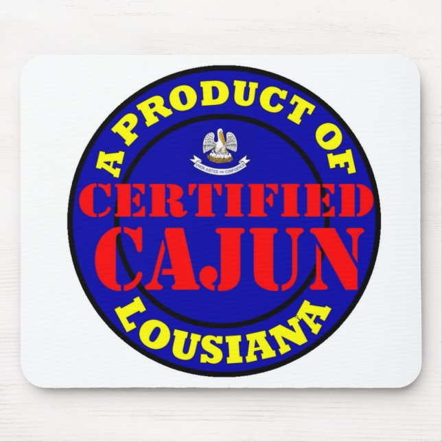 CERTIFIED CAJUN MOUSE MAT (Front)