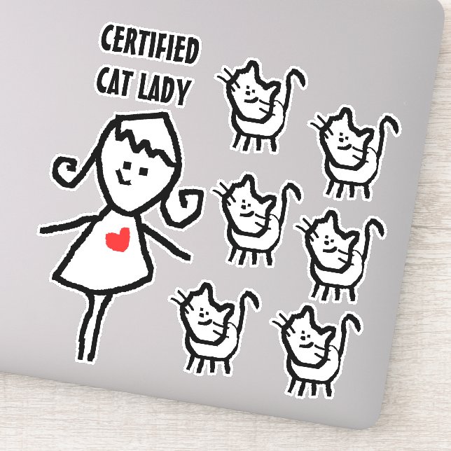 Certified Cat Lady (Detail)
