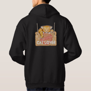 Certified Cat Lover Hoodie