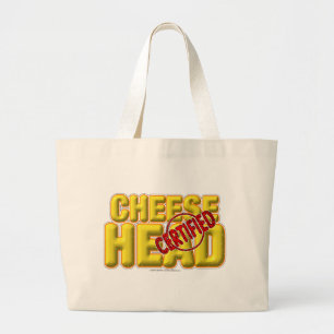 Certified CheeseHead Large Tote Bag