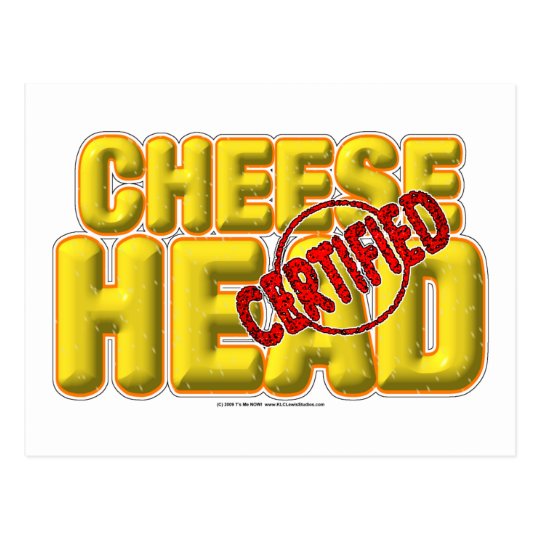 Certified CheeseHead Postcard
