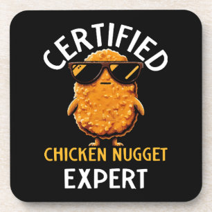 Certified Chicken Nugget Expert Coaster