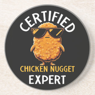 Certified Chicken Nugget Expert Coaster