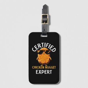  Certified Chicken Nugget Expert Luggage Tag