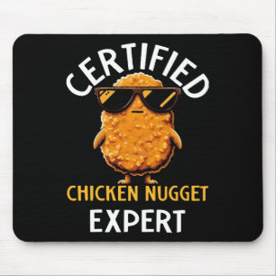  Certified Chicken Nugget Expert Mouse Mat