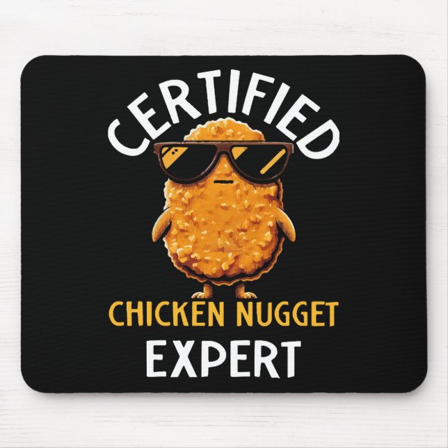  Certified Chicken Nugget Expert Mouse Mat (Front)