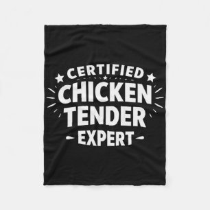 Certified Chicken Tender Expert - Fleece Blanket