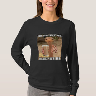 Certified Chocolate Choccy Milk Enjoyer Meme T-Shirt